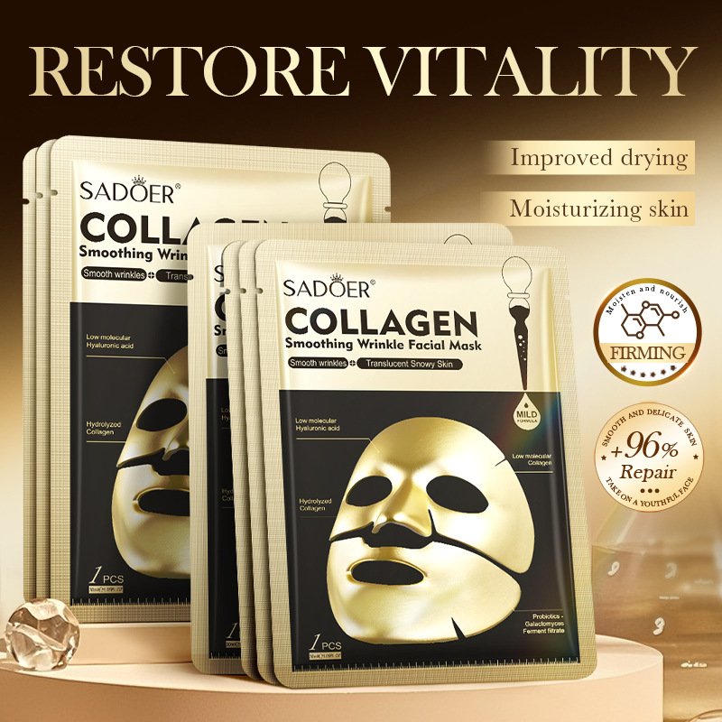 SADOER Golden Collagen Facial  - Sheet Face Mask Pack review and price