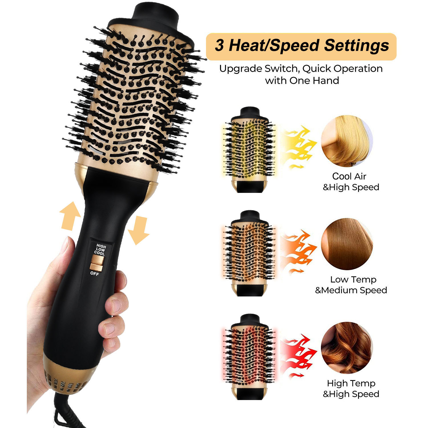 Hot Air Comb Hair Blow Dryer B - Hair Straightener review and price