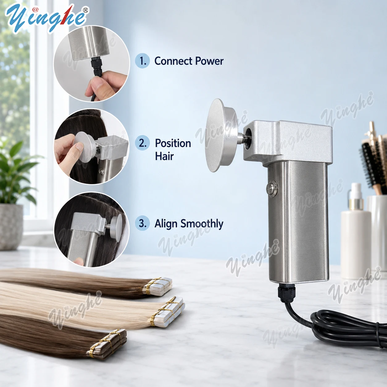 Professional Auto Hair Aligner - Hair Straightener review and price