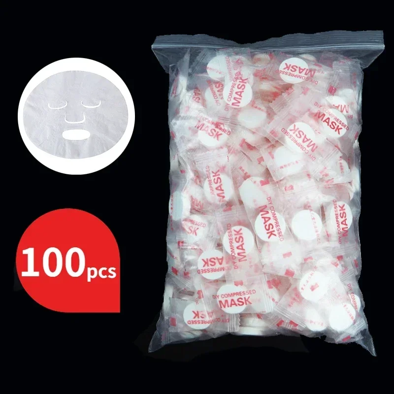 100pcs Disposable Compressed F - Sheet Face Mask Pack review and price