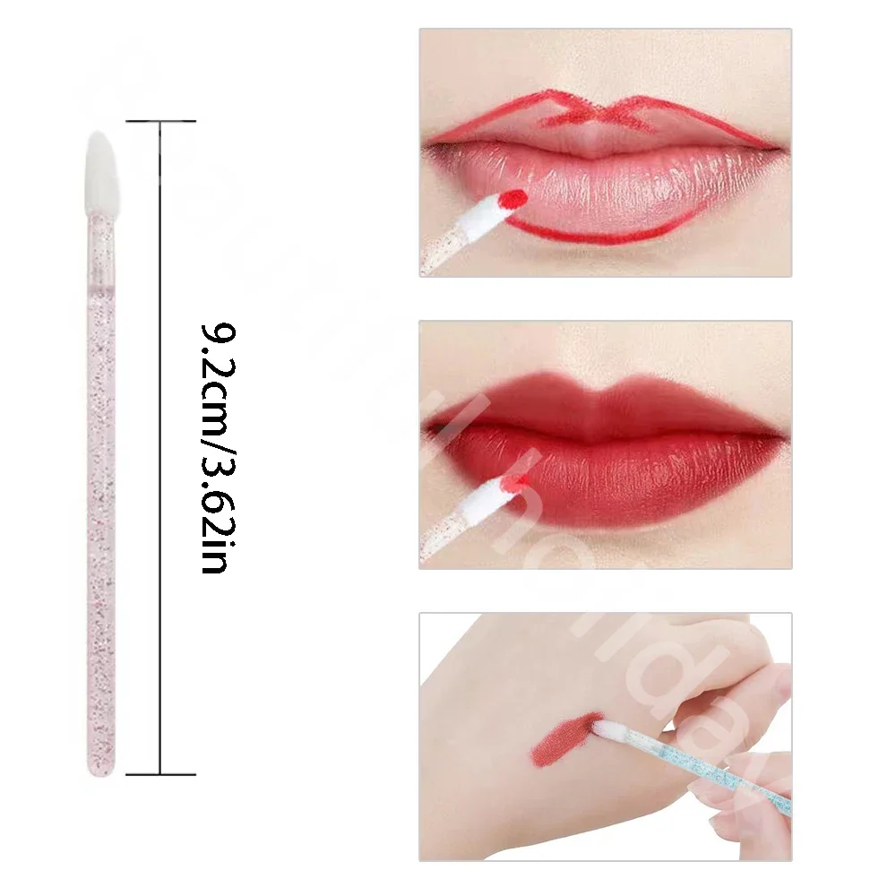 500PCS Disposable Lip Brush Ma - Beauty Makeup Eyeshadow review and price