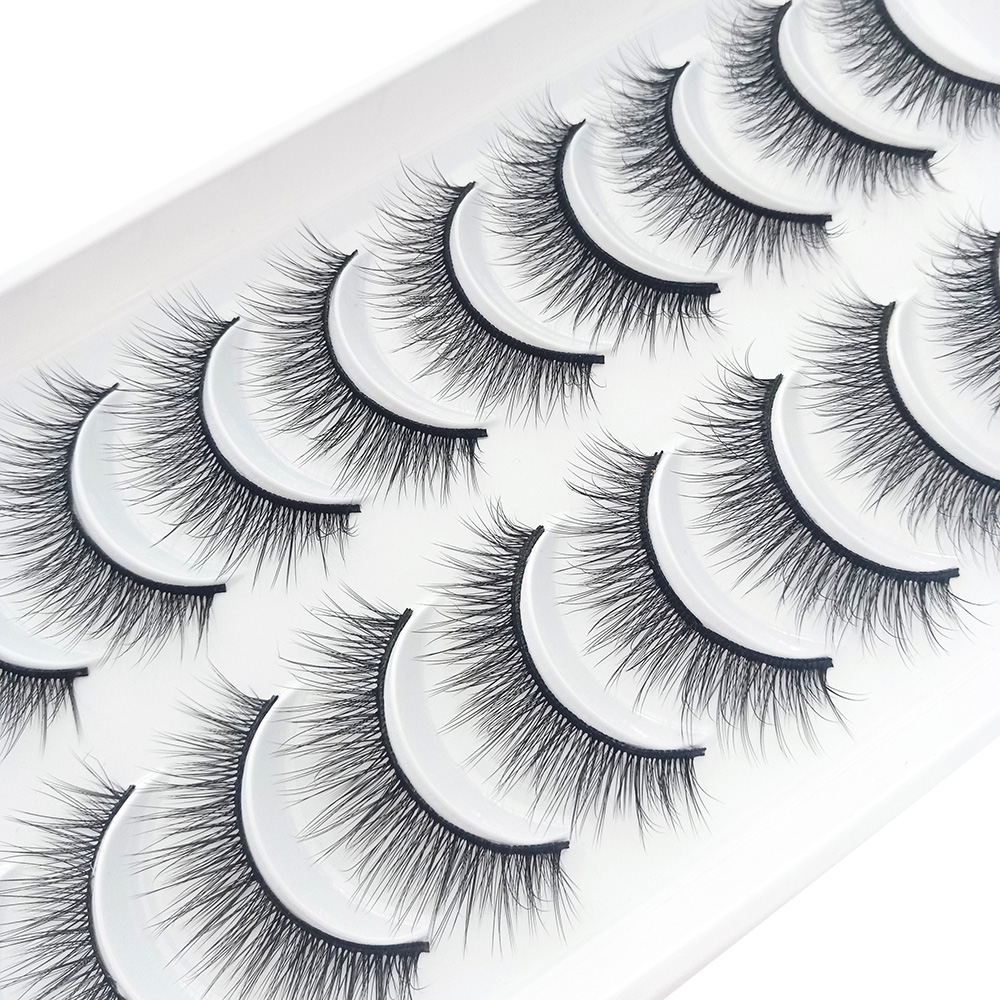 10 Pairs 3D Fluffy False Eyela - Beauty Makeup Design review and price