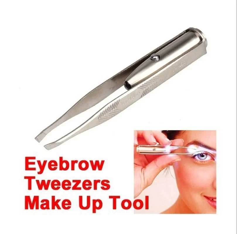 1/3Pcs Led Eyebrow Tweezers St - Beauty Makeup Design review and price