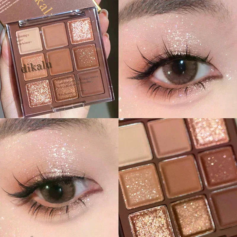 DIKALU 9 Colors Glitter Eyesha - Eyeshadow Glitter Pigment review and price