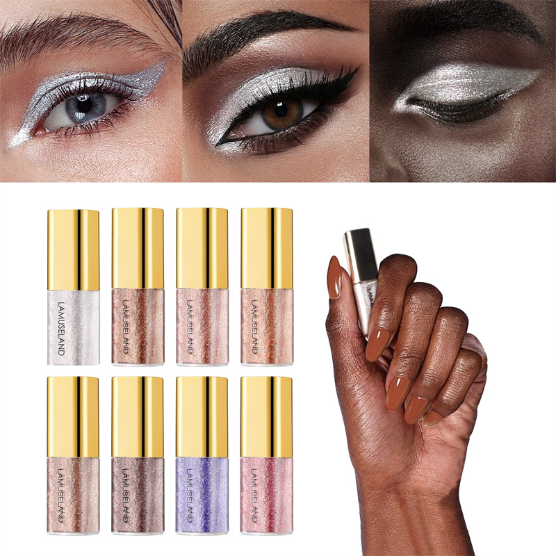 8 Colors Pearly Liquid Eyeshad - Eyeshadow Glitter Pigment review and price