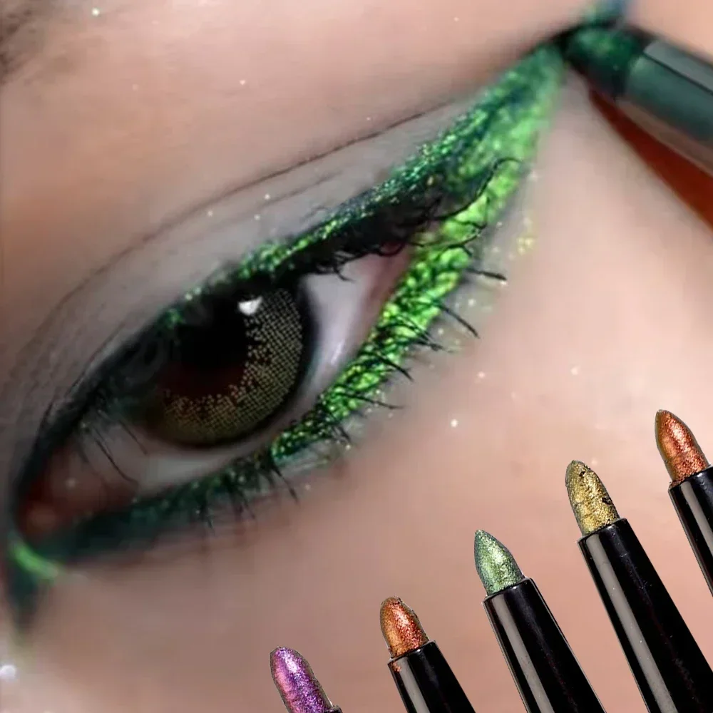 Multi Chrome Eye Liner Pen Las - Eyeshadow Glitter Pigment review and price