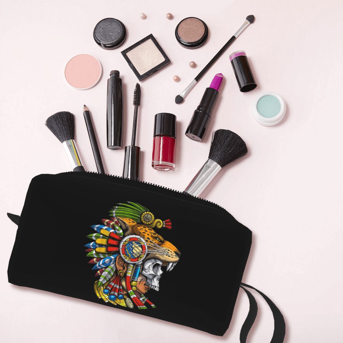 Aztec Skull Jaguar Warrior Mas - Jaguar Beauty Makeup review and price