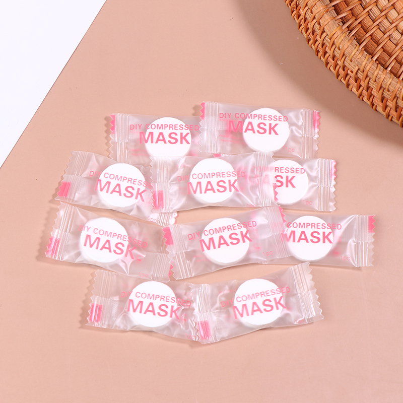 New 50/100Pcs Disposable Compr - Sheet Face Mask Pack review and price