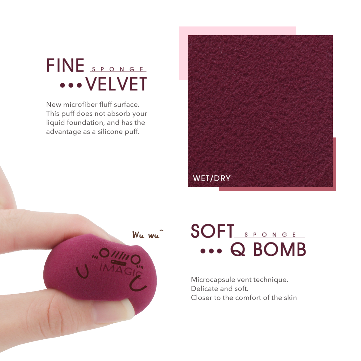 IMAGIC  Makeup Sponge Puff  Pr - Beauty Makeup Images review and price