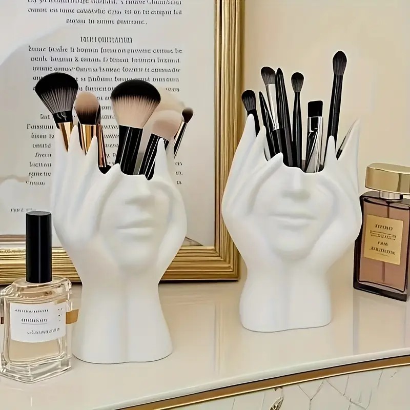 Face Shape Makeup Brush Holder - Beauty Makeup Design review and price