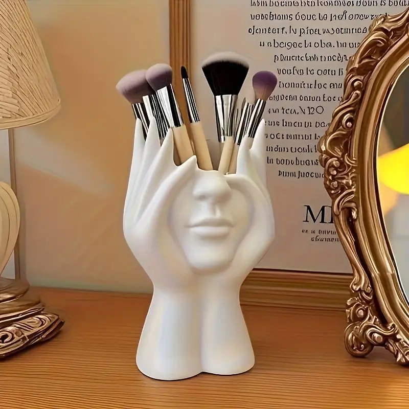 Face Shape Makeup Brush Holder - Beauty Makeup Design review and price