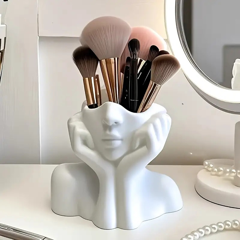 Face Shape Makeup Brush Holder - Beauty Makeup Design review and price