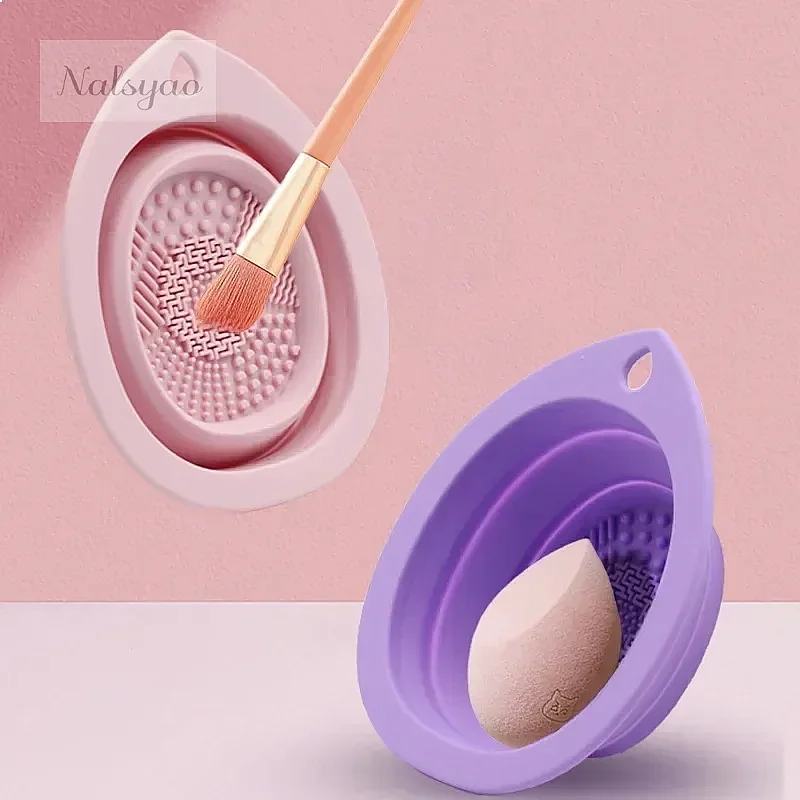 Silicone Folding Makeup Brush  - Beauty Makeup Eyeshadow review and price